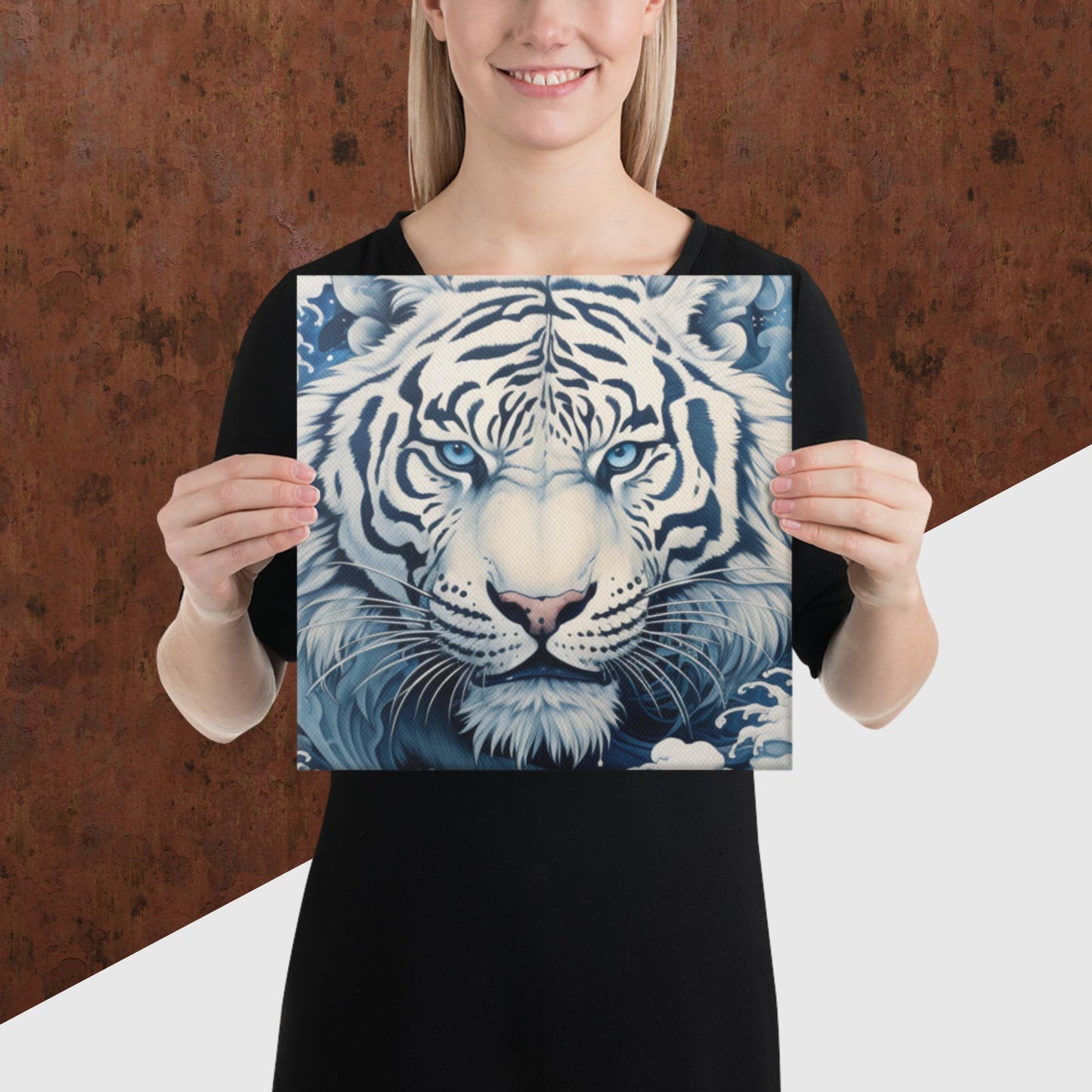 Ukiyo-e Tiger Canvas Poster