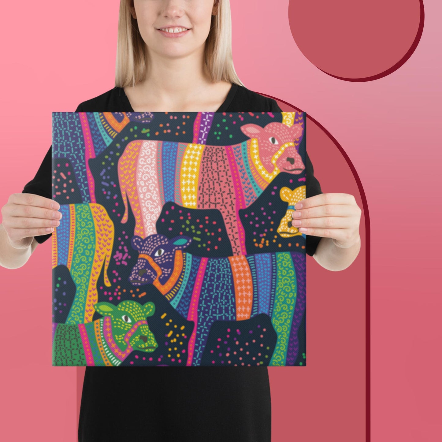 Pattern Art Canvas Poster 76