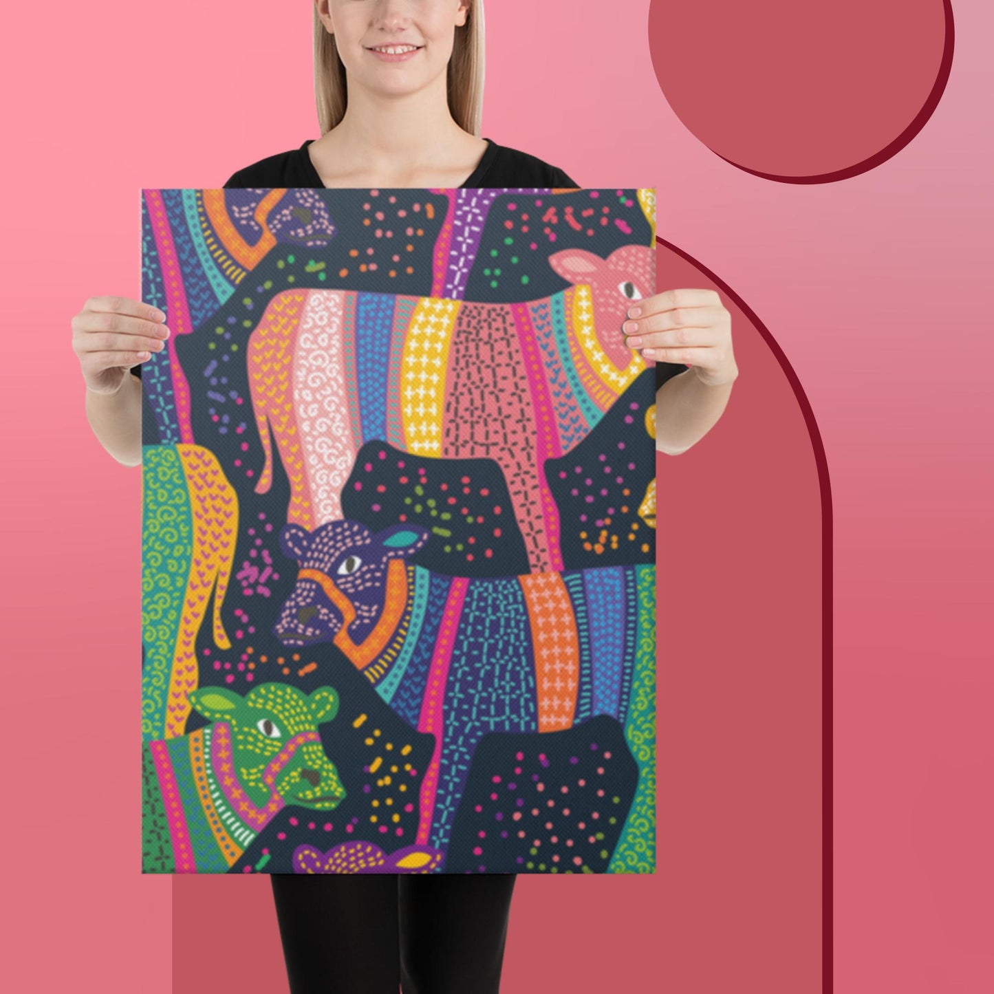 Pattern Art Canvas Poster 76