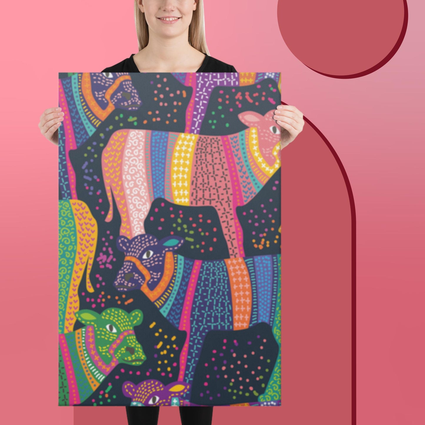 Pattern Art Canvas Poster 76