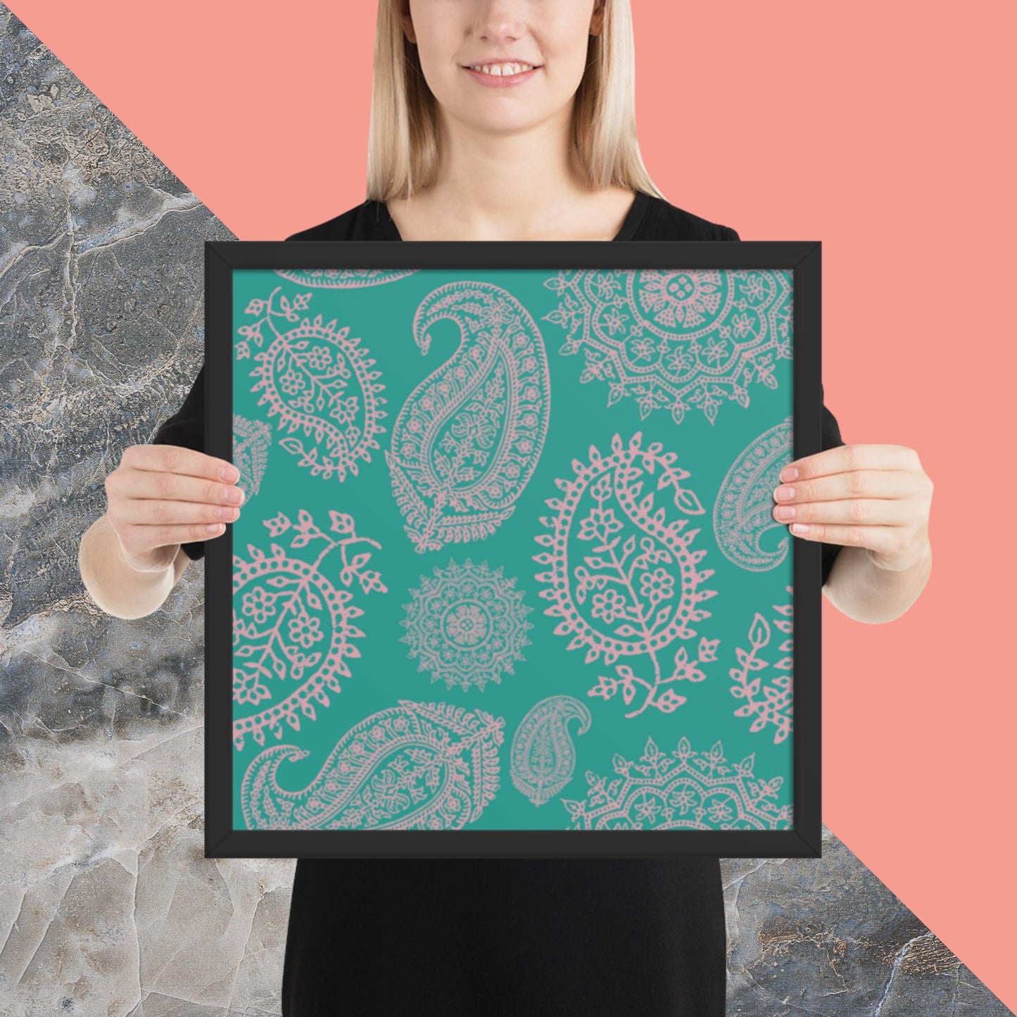 Pattern Art Framed Poster 1