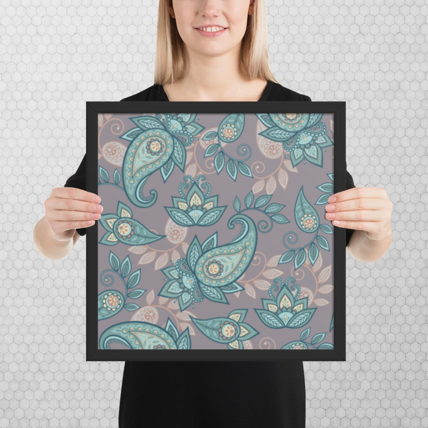 Pattern Art Framed Poster 18