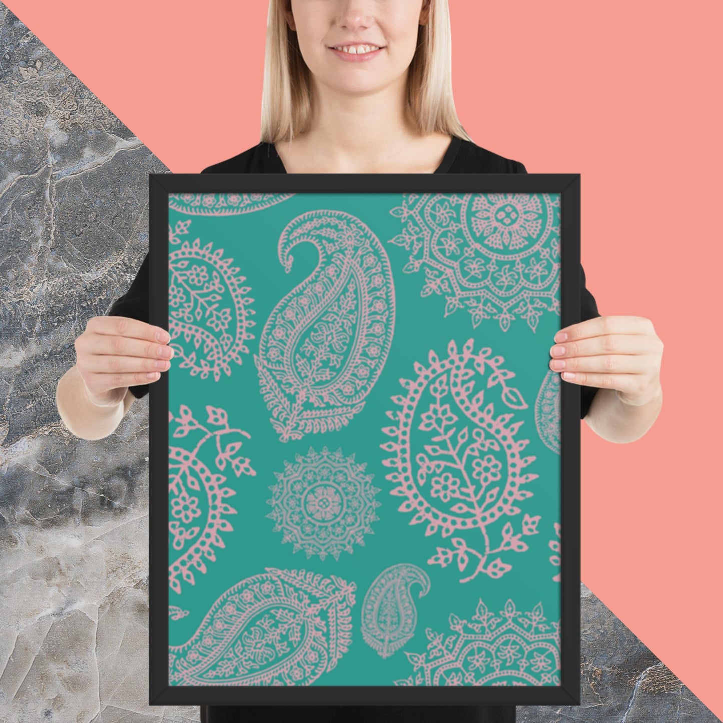 Pattern Art Framed Poster 1