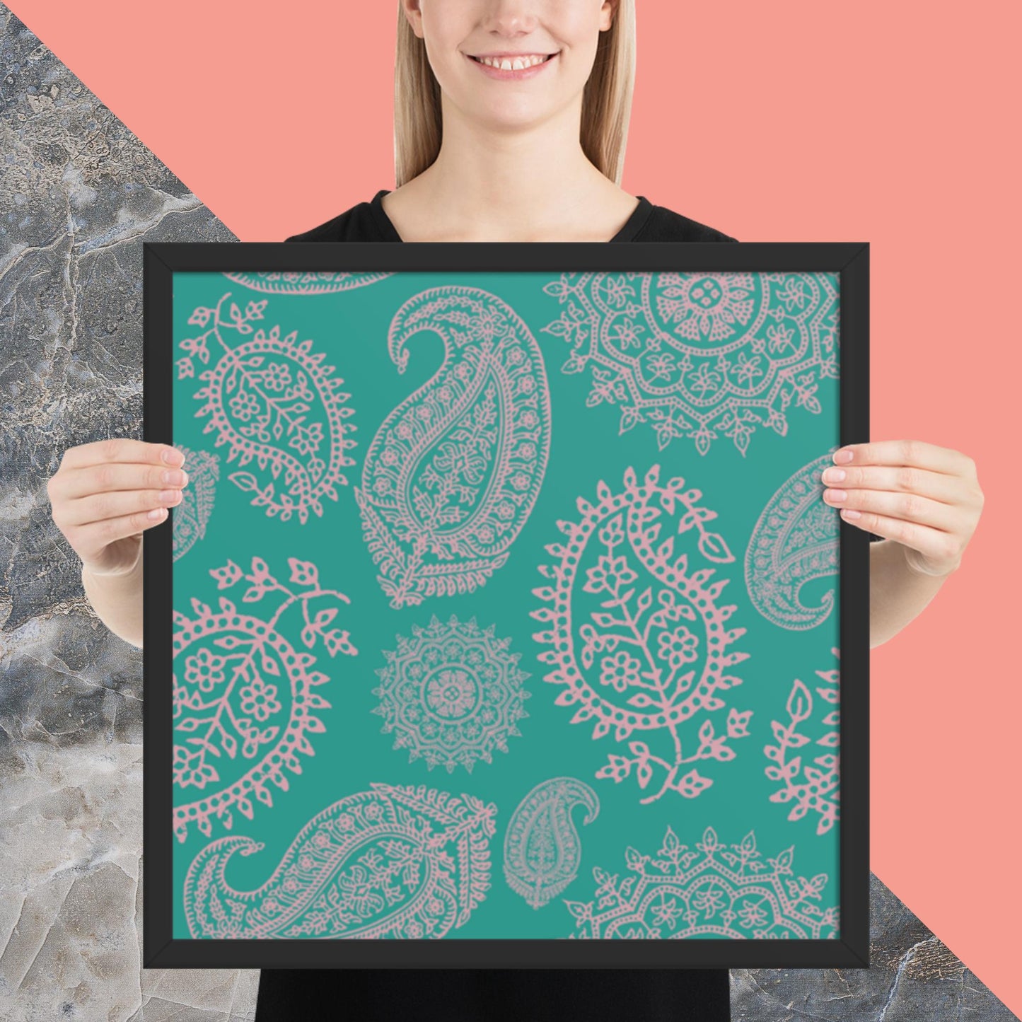 Pattern Art Framed Poster 1