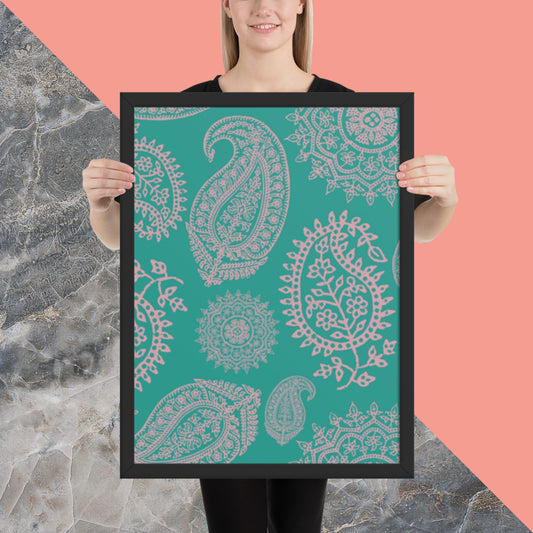 Pattern Art Framed Poster 1