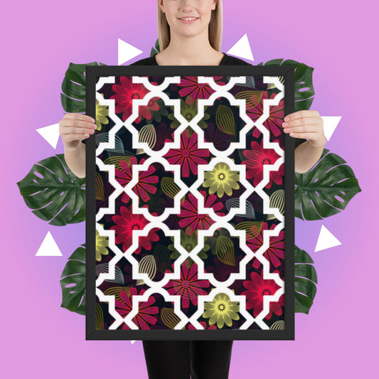 Pattern Art Framed Poster 15