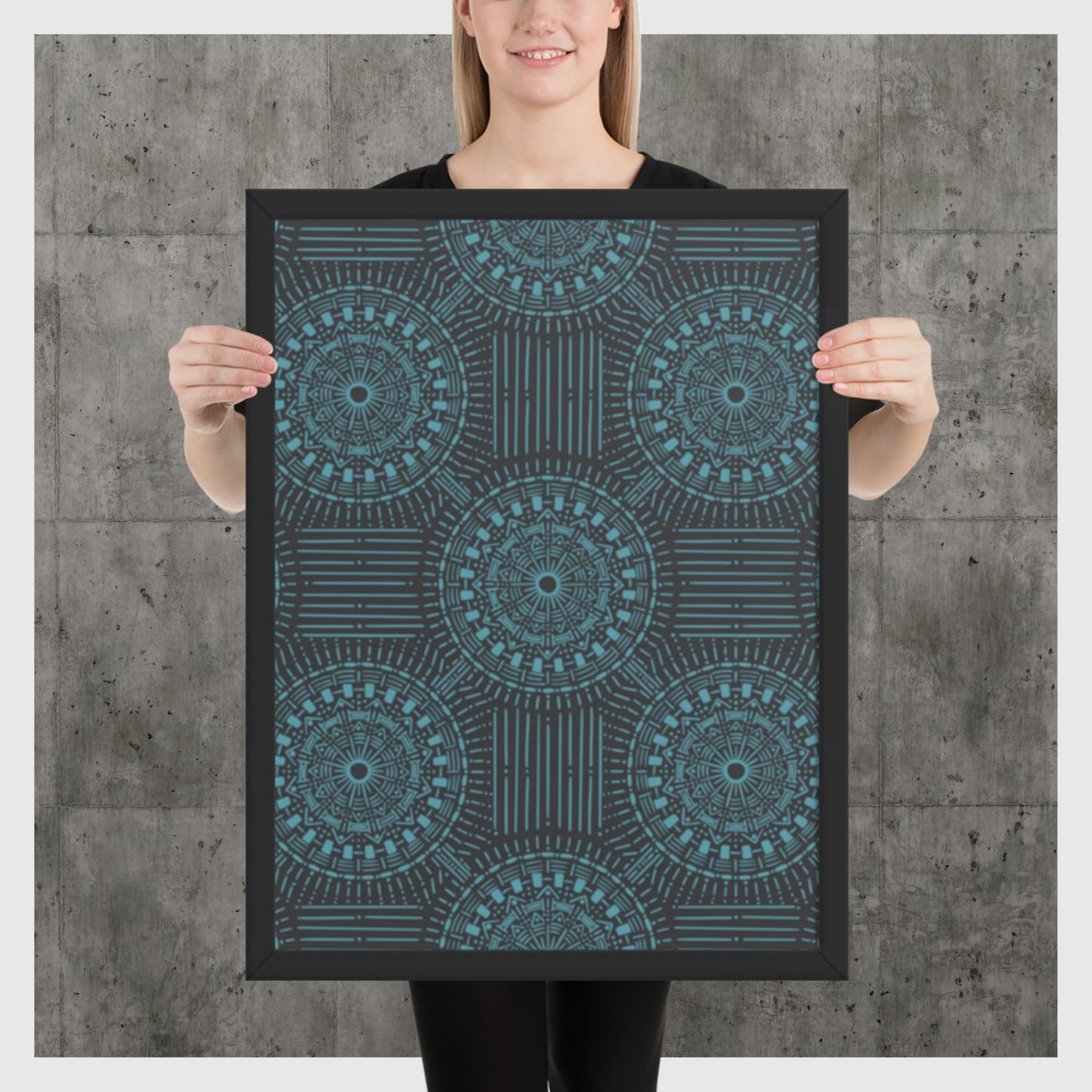 Pattern Art Framed Poster 24