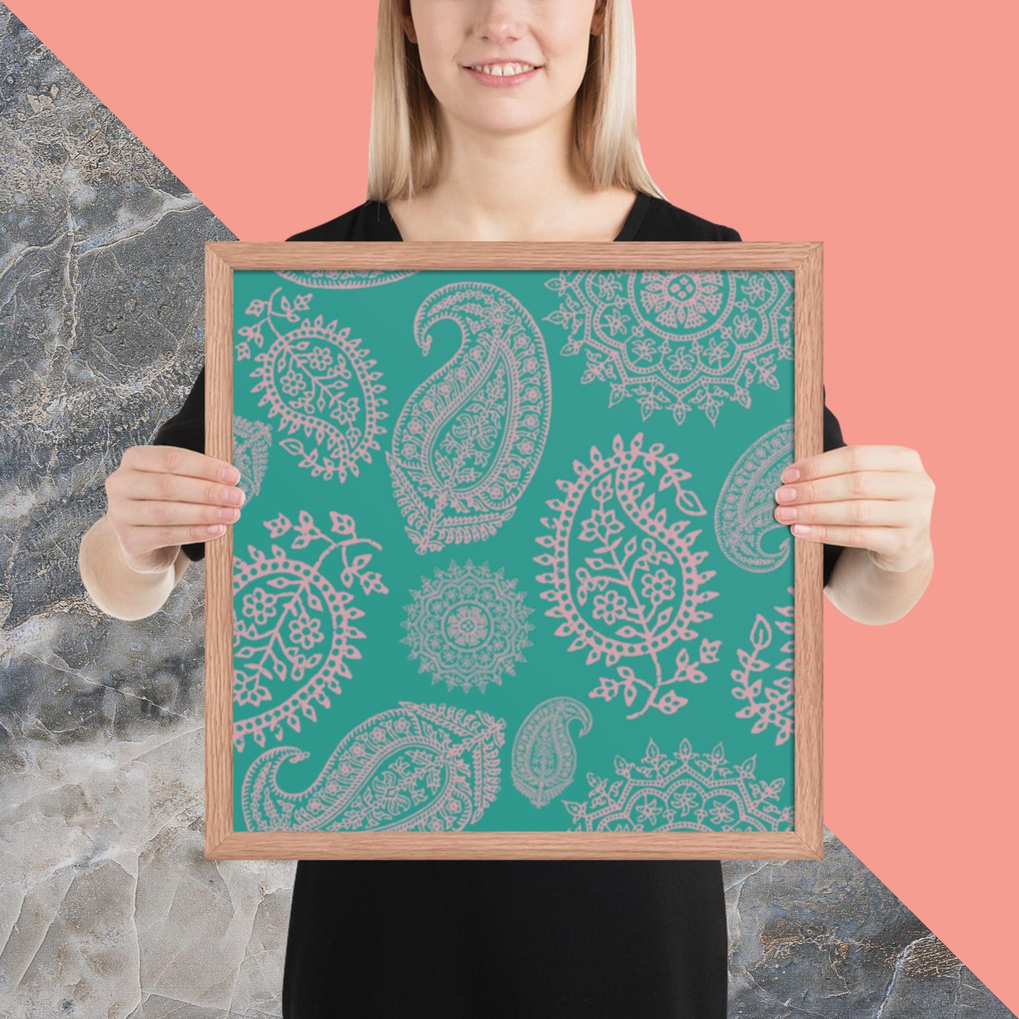 Pattern Art Framed Poster 1