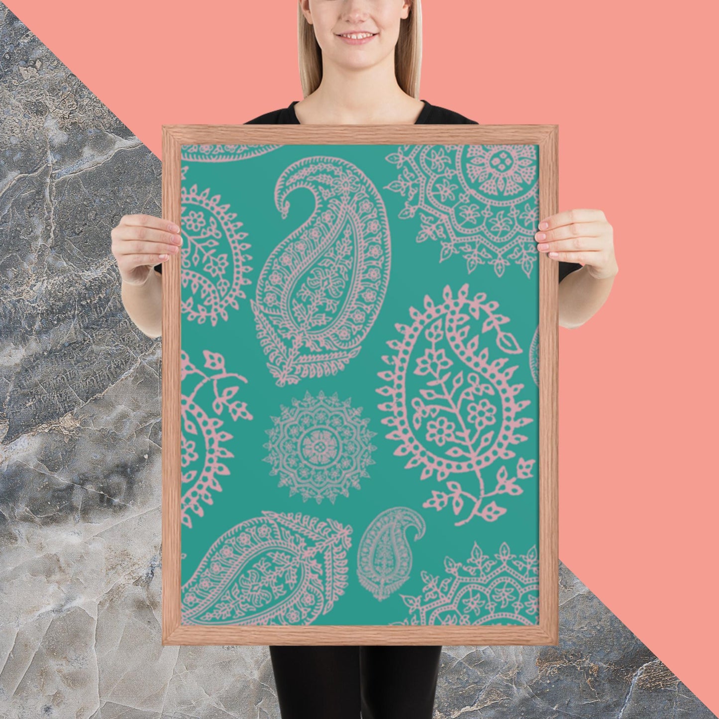 Pattern Art Framed Poster 1