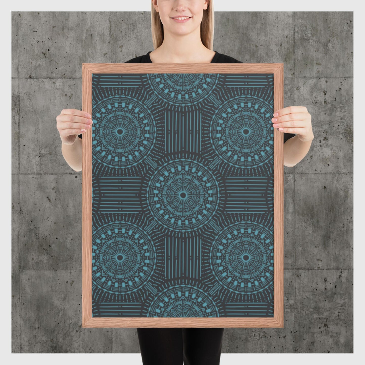 Pattern Art Framed Poster 24