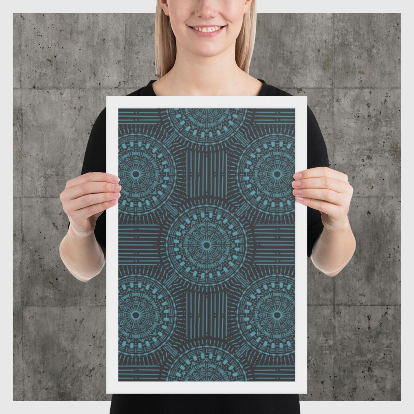 Pattern Art Framed Poster 24