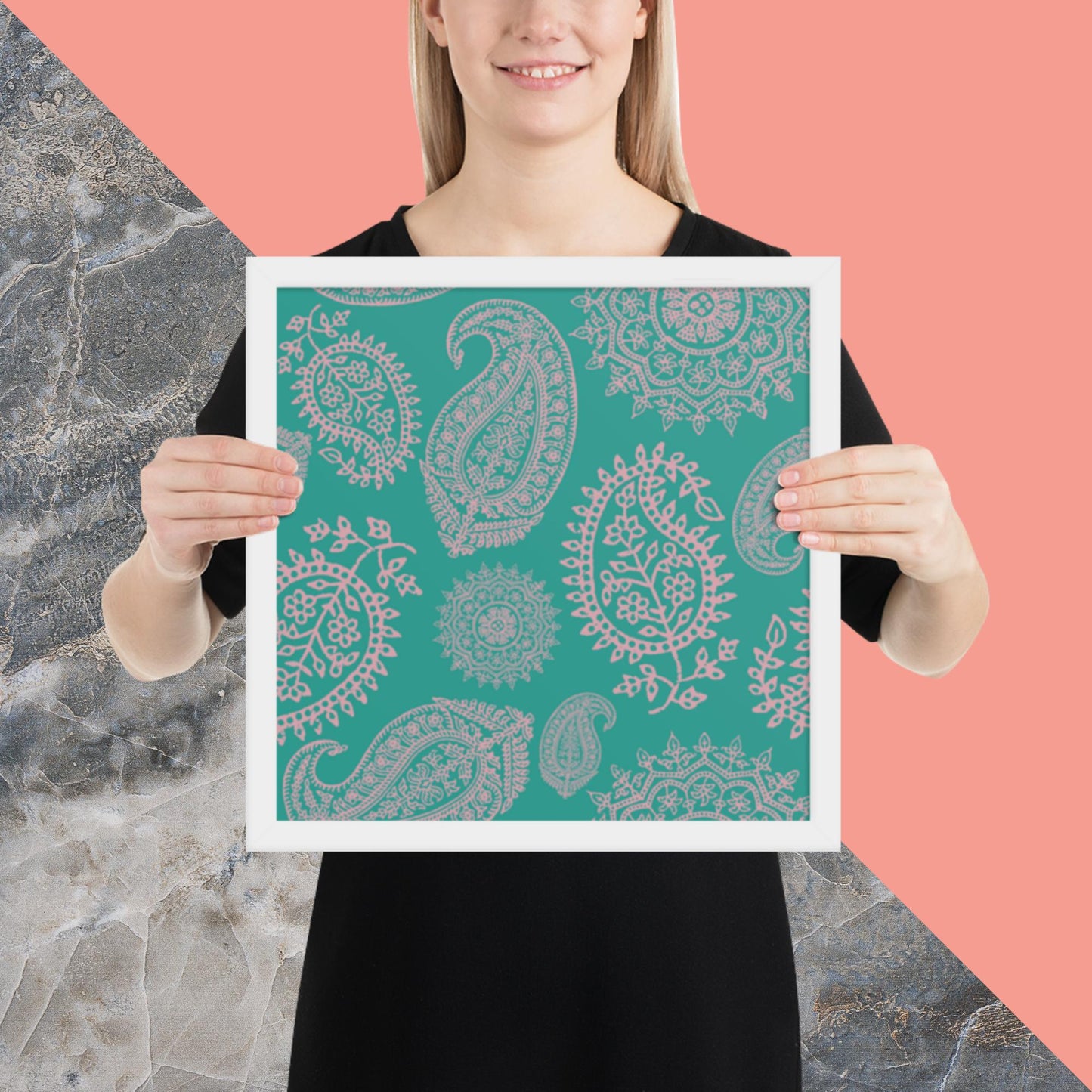 Pattern Art Framed Poster 1