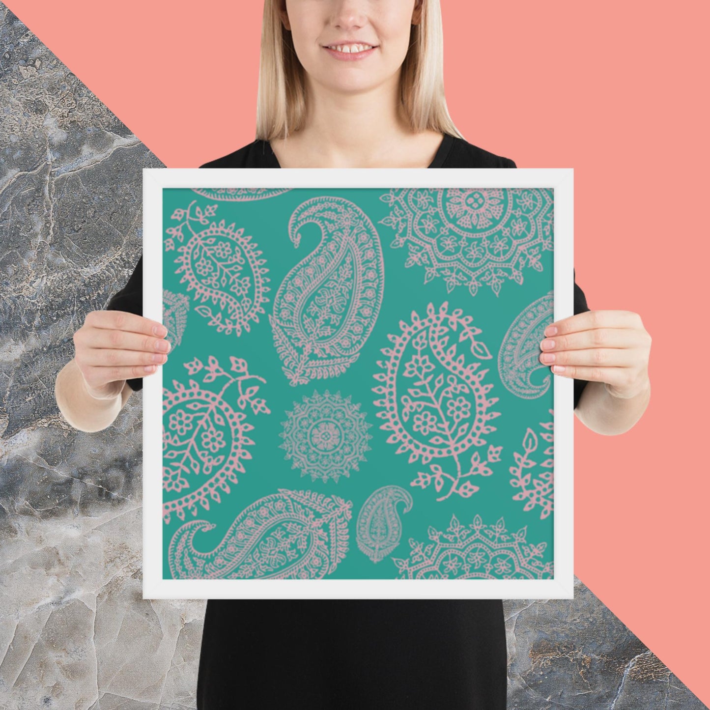 Pattern Art Framed Poster 1