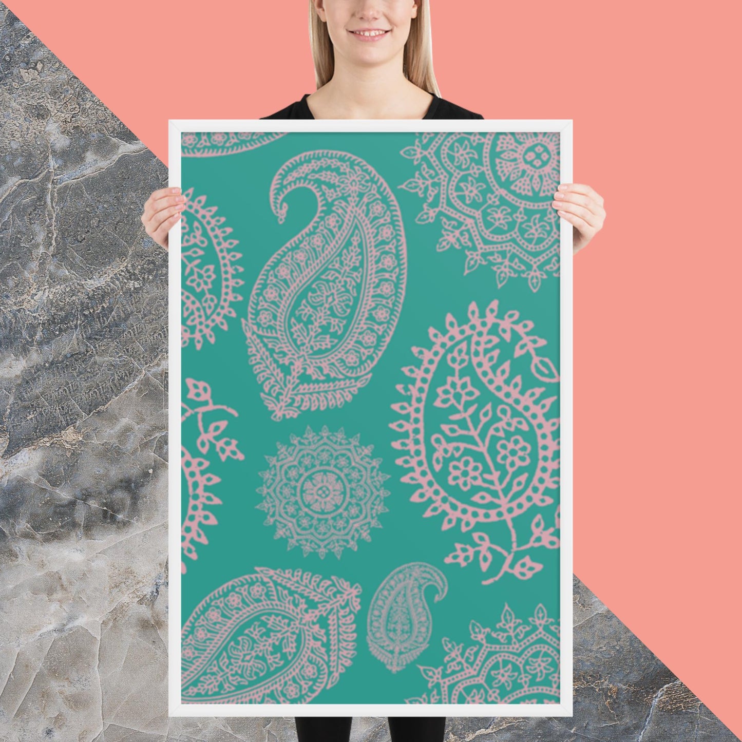 Pattern Art Framed Poster 1