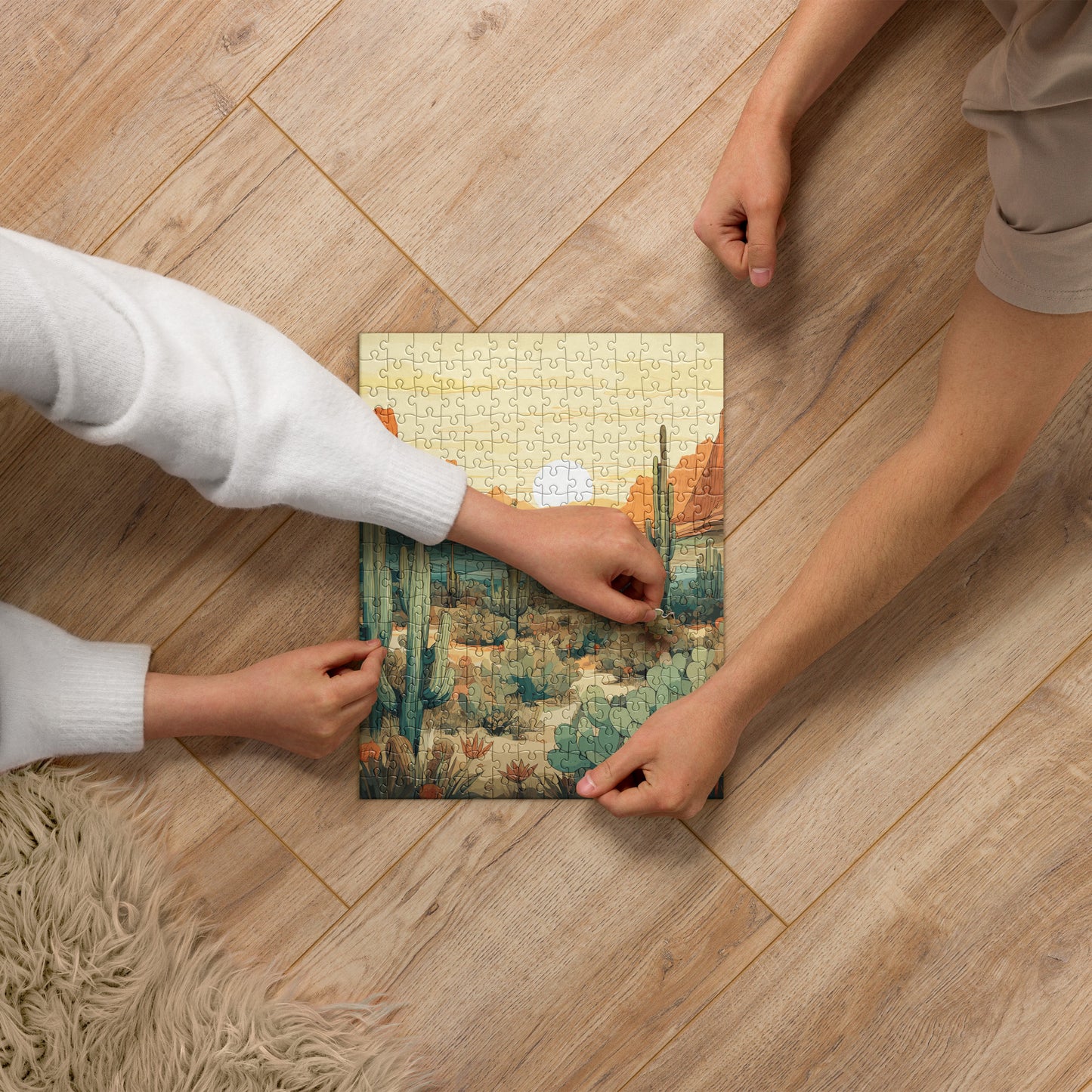 Desert Hills Shrubs Jigsaw Puzzle