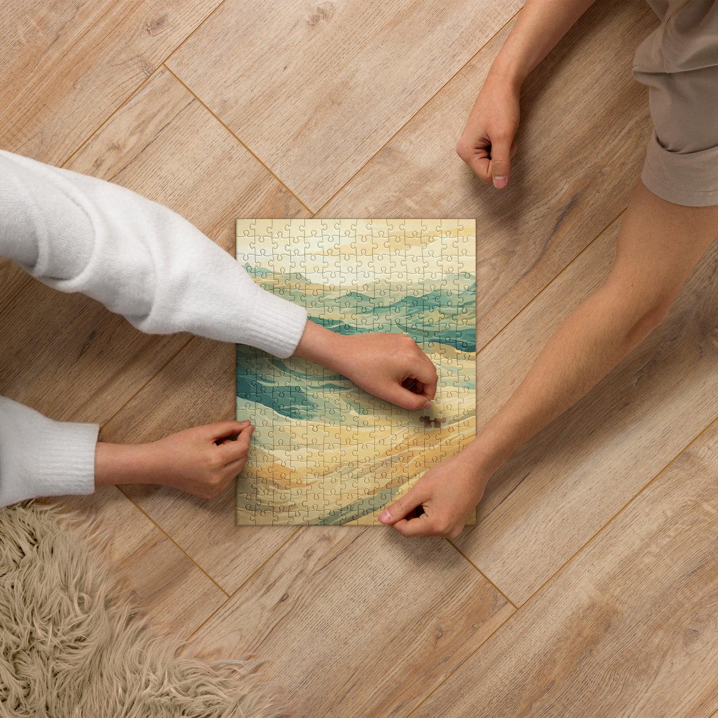 Sunny Sand Dunes Jigsaw Puzzle