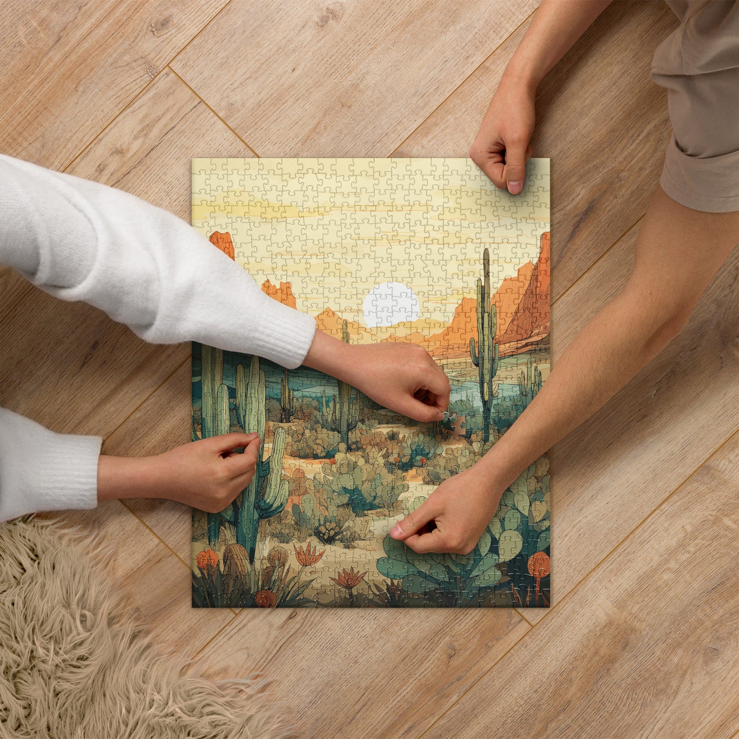 Desert Hills Shrubs Jigsaw Puzzle