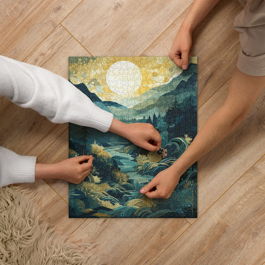 Forest Hills River Jigsaw Puzzle