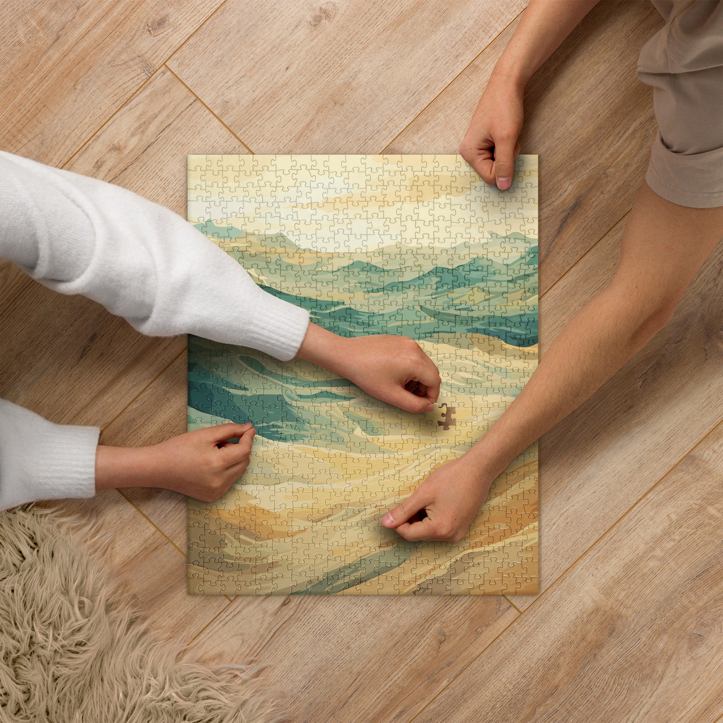 Sunny Sand Dunes Jigsaw Puzzle