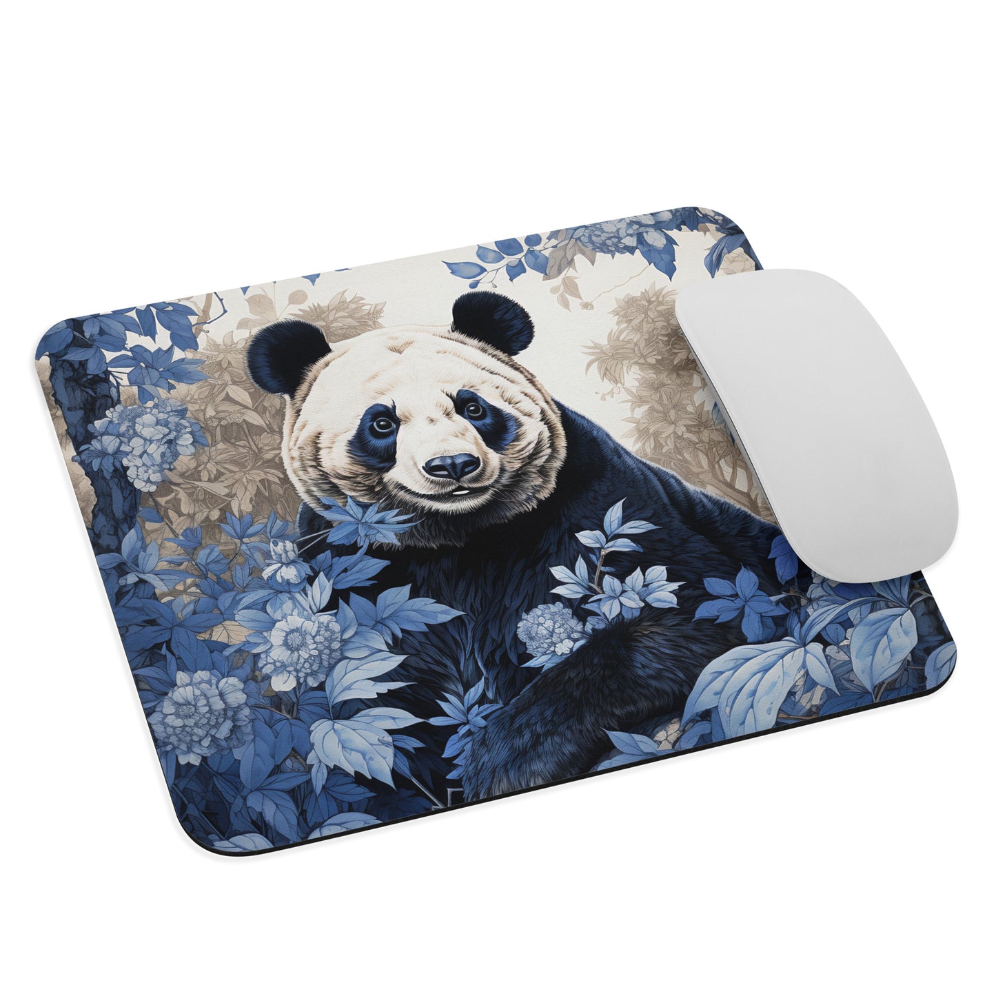 Ukiyo-e Panda Mouse Pad