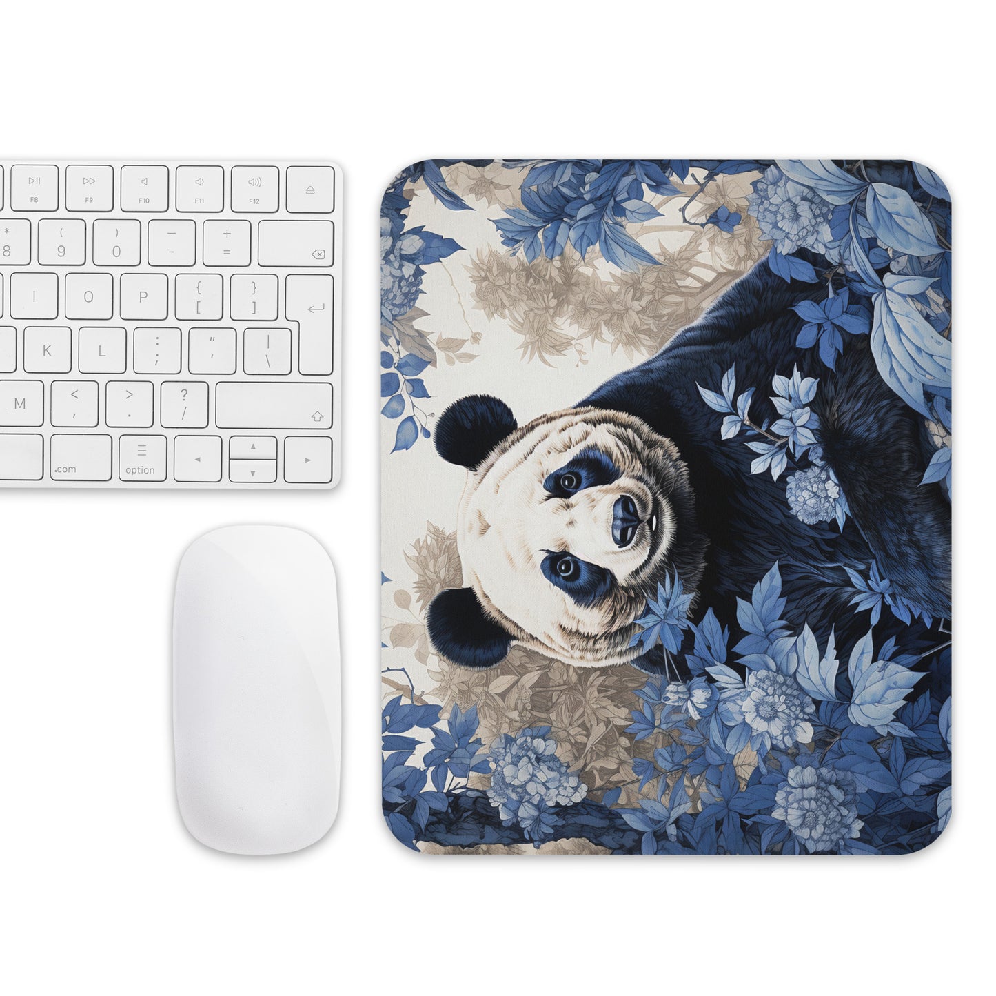 Ukiyo-e Panda Mouse Pad