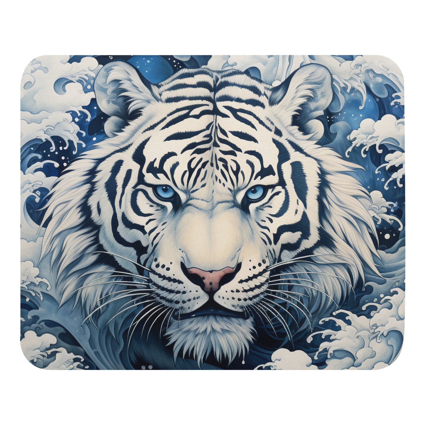 Ukiyo-e Tiger Mouse Pad