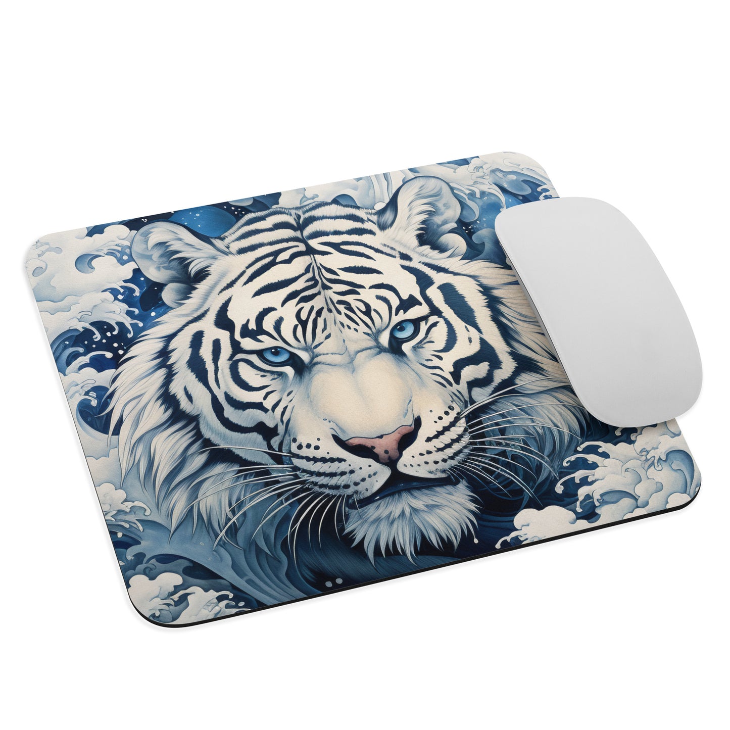 Ukiyo-e Tiger Mouse Pad