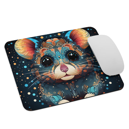 Dot Art Hamster Mouse Pad