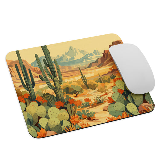 Mountainous Desert Life Mouse Pad