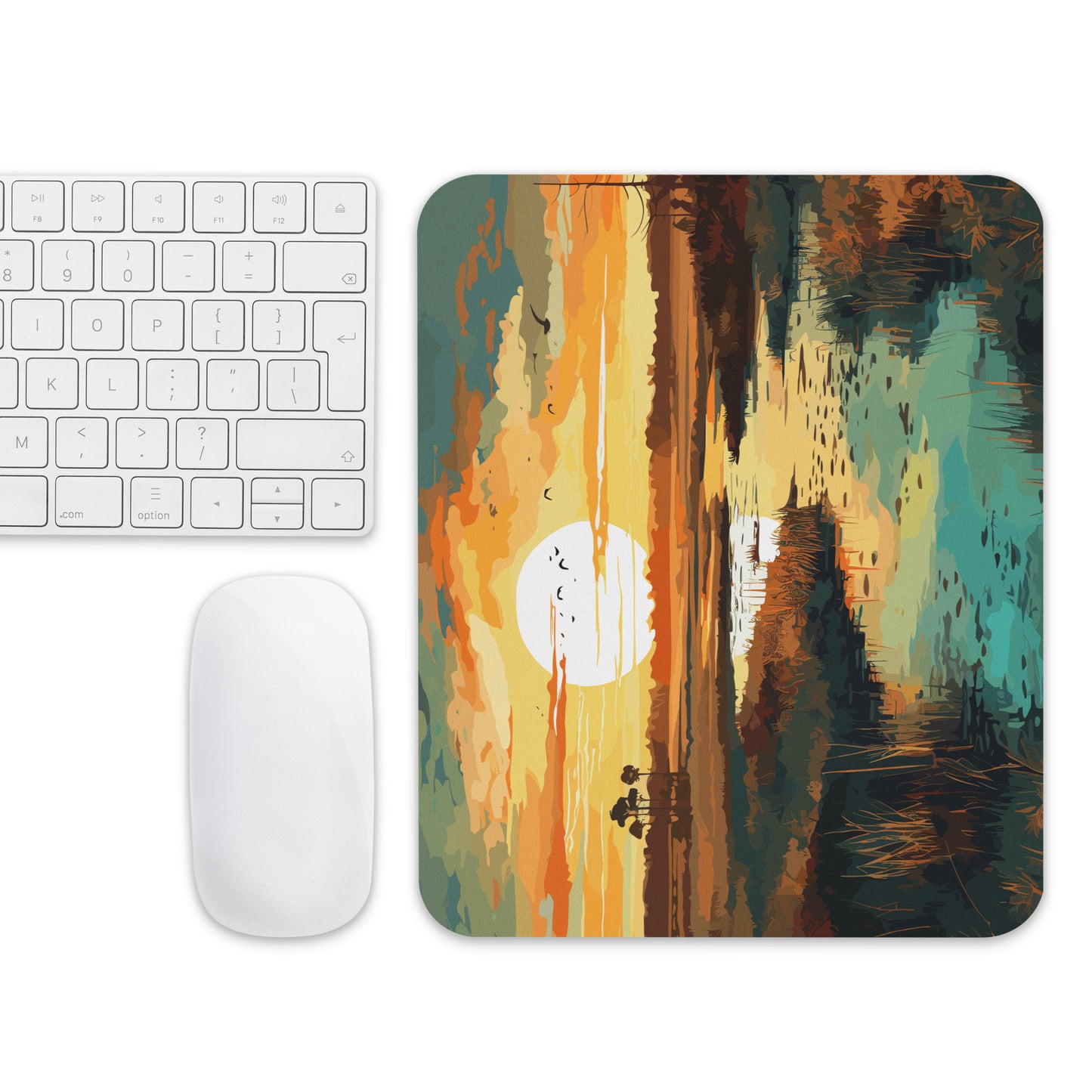 Marshland Sunset Mouse Pad