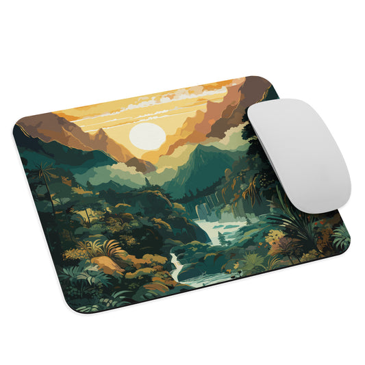 Mountainous Rainforest Mouse Pad