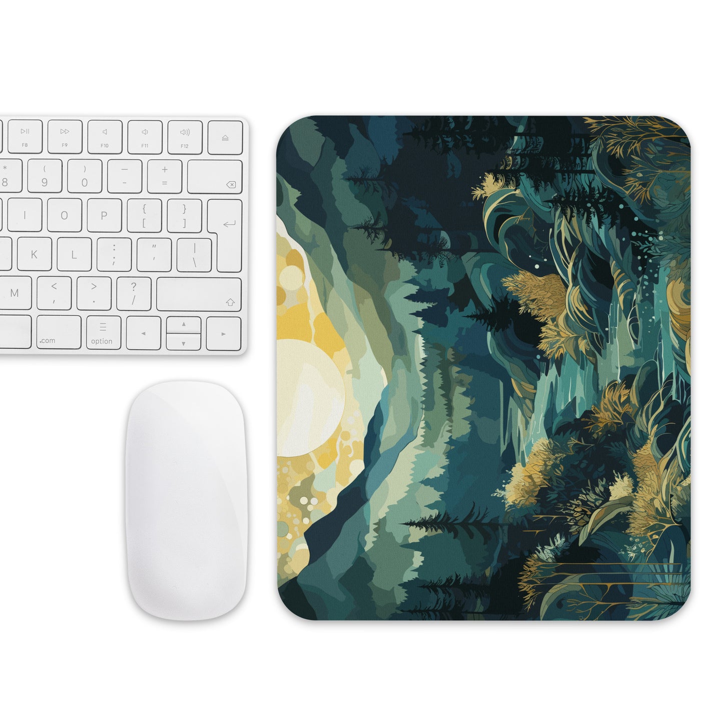 Forest Hills River Mouse Pad