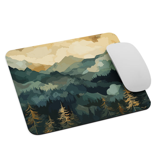 Mountainous Forest Mouse Pad