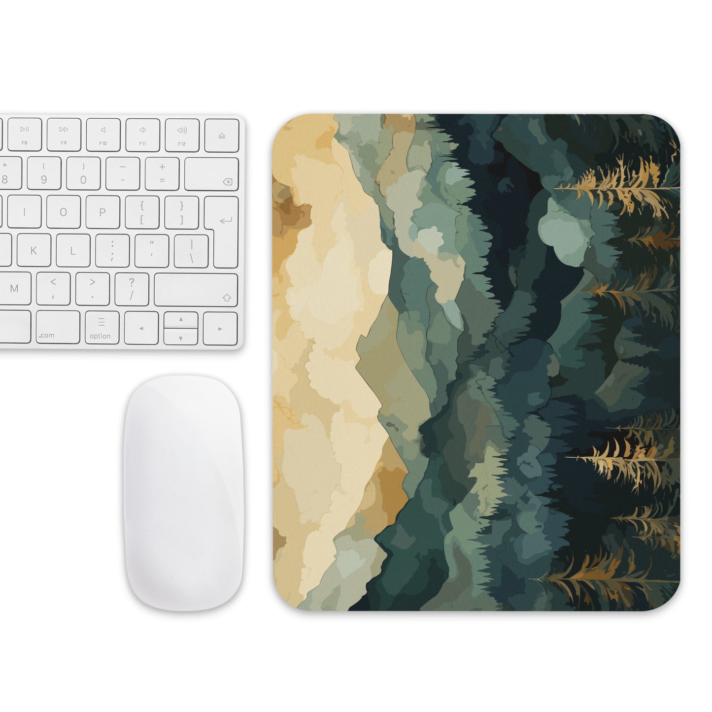 Mountainous Forest Mouse Pad