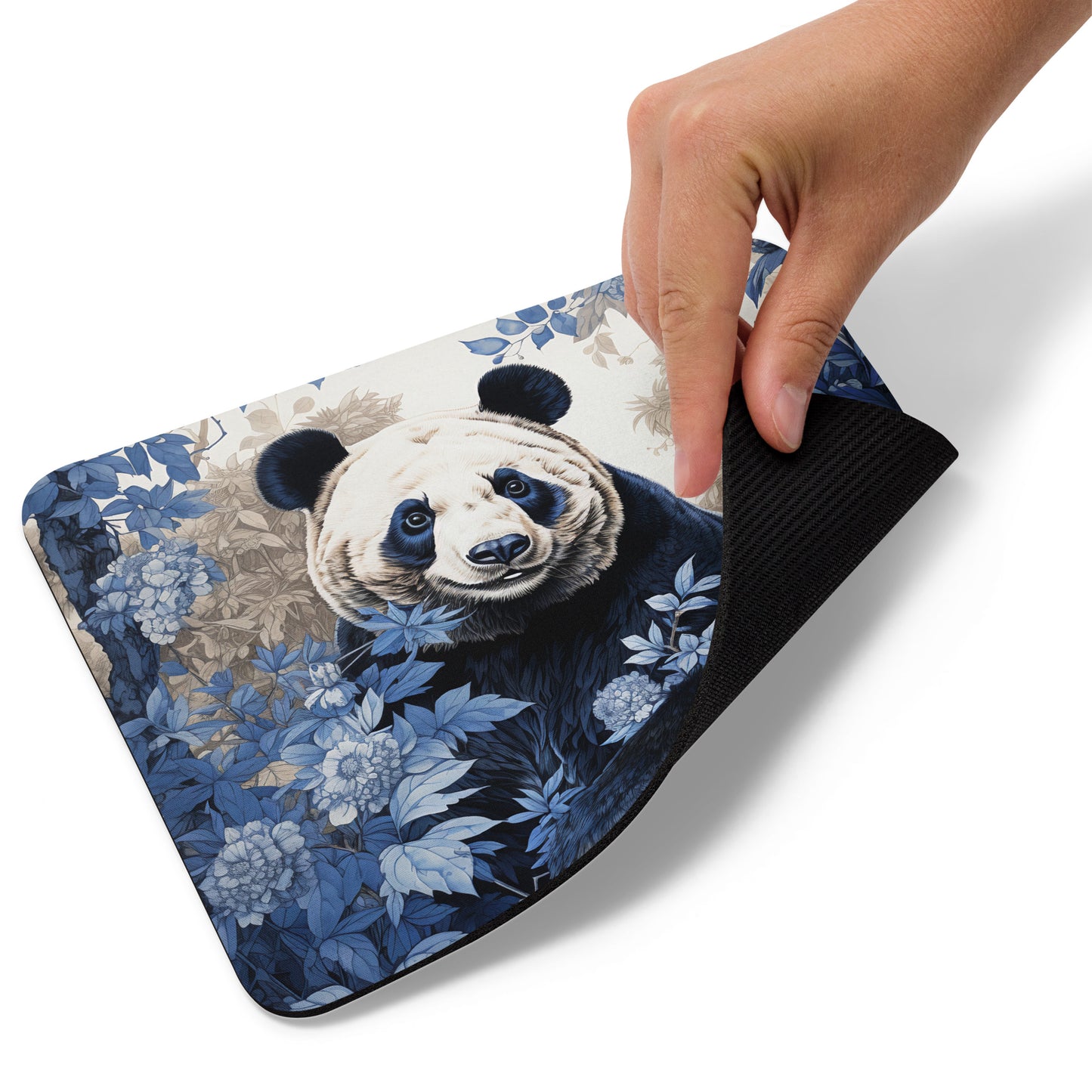 Ukiyo-e Panda Mouse Pad