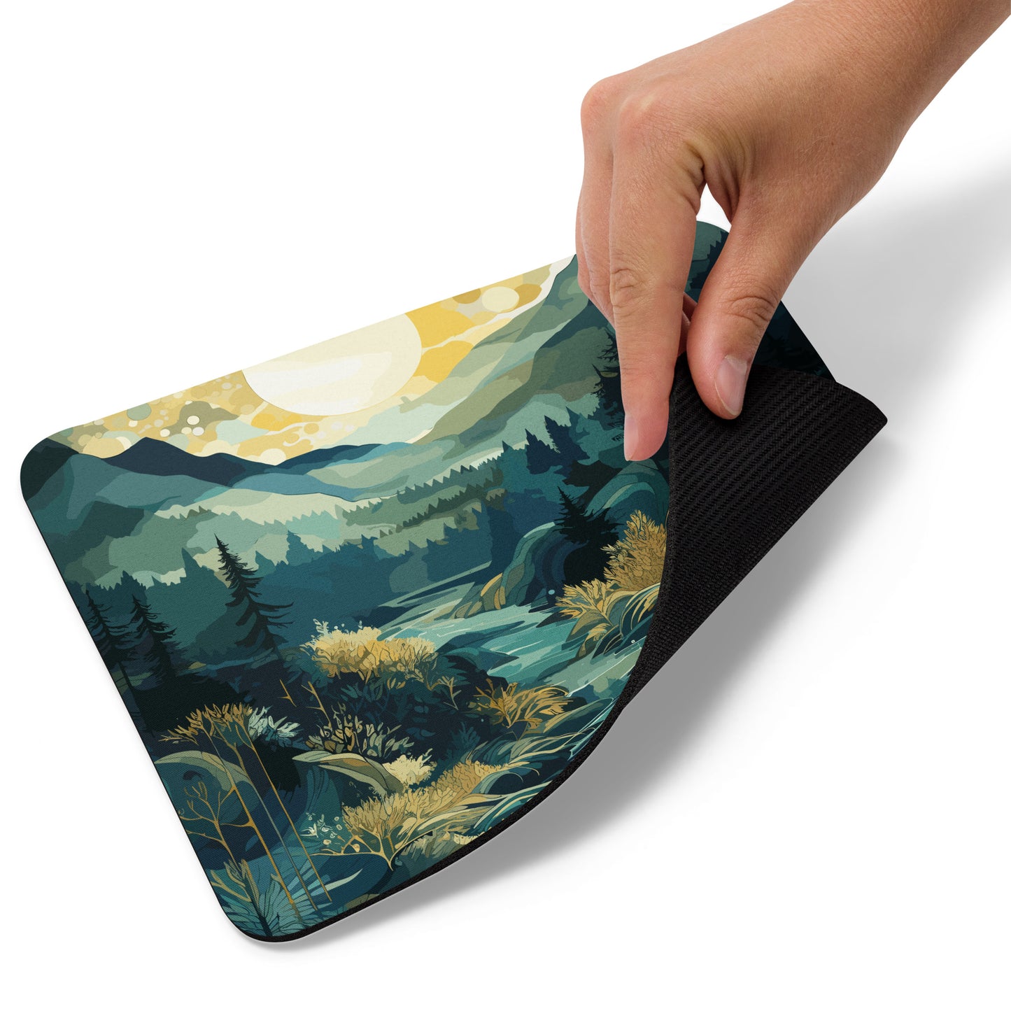 Forest Hills River Mouse Pad