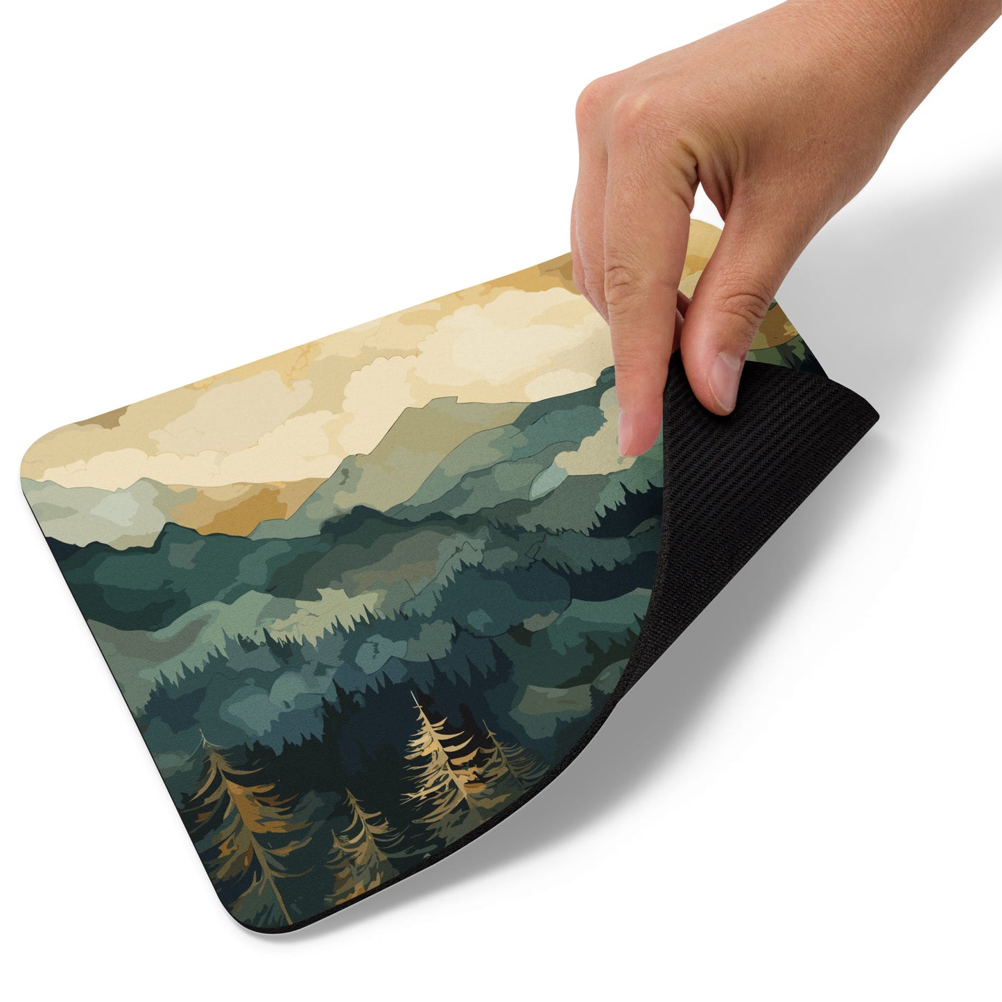 Mountainous Forest Mouse Pad