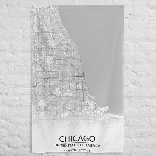 Chicago White Flag Map