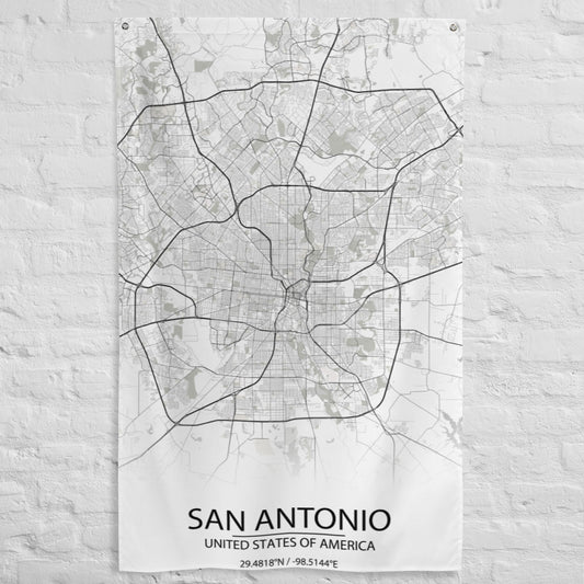 San Antonio White Flag Map