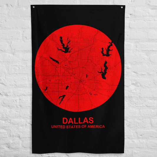 Dallas Circular Red Flag Map