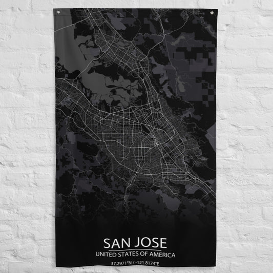 San Jose Black Flag Map