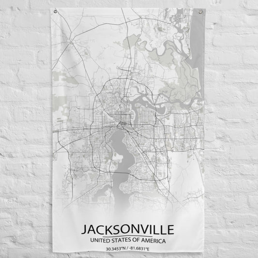 Jacksonville White Flag Map