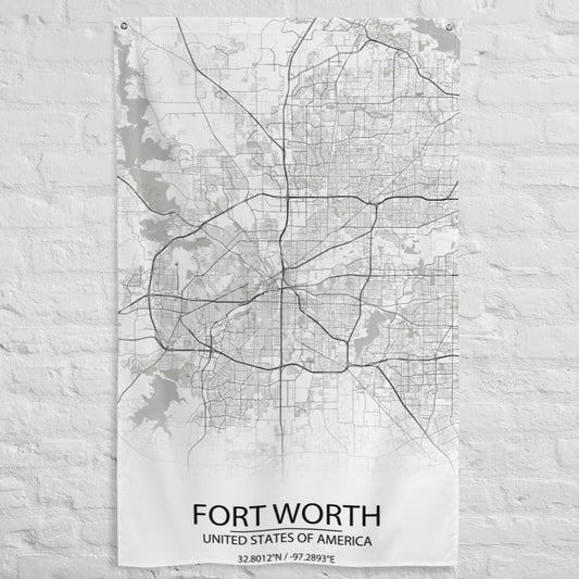 Fort Worth White Flag Map