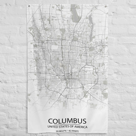 Columbus White Flag Map