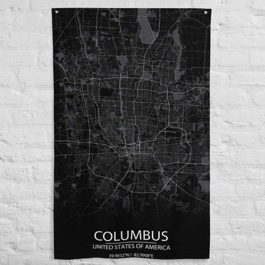 Columbus Black Flag Map