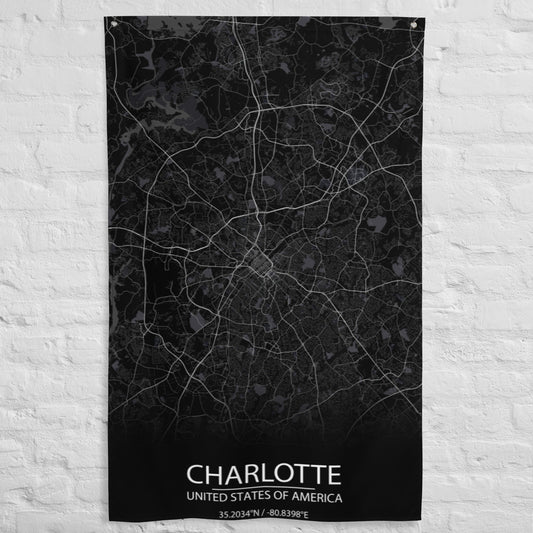 Charlotte Black Flag Map