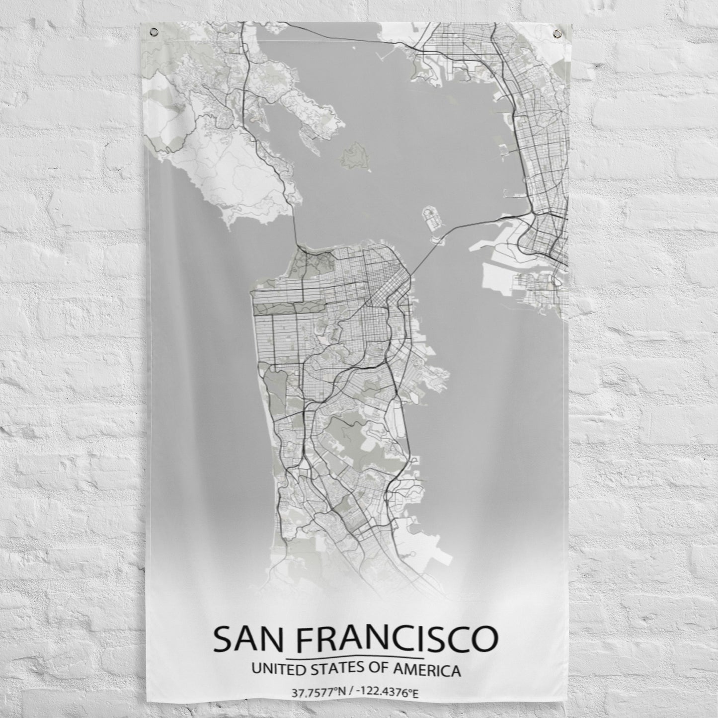 San Francisco White Flag Map