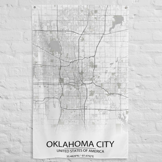 Oklahoma City White Flag Map