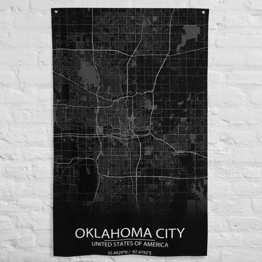 Oklahoma City Black Flag Map