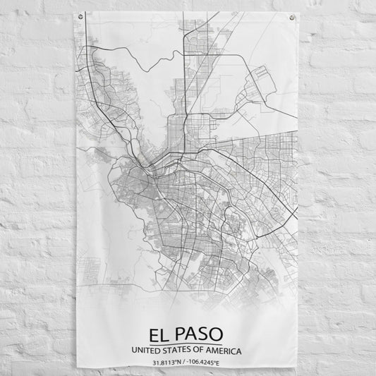 El Paso White Flag Map